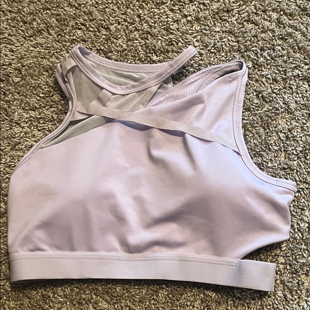 Nike Lavender Asymmetrical Sports Bra